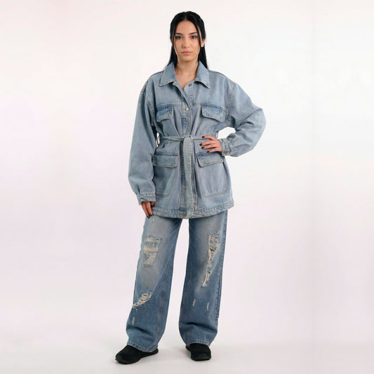 How to Style an Oversized Denim Jacket for Everyday Wear - VG VITAGRAZIA