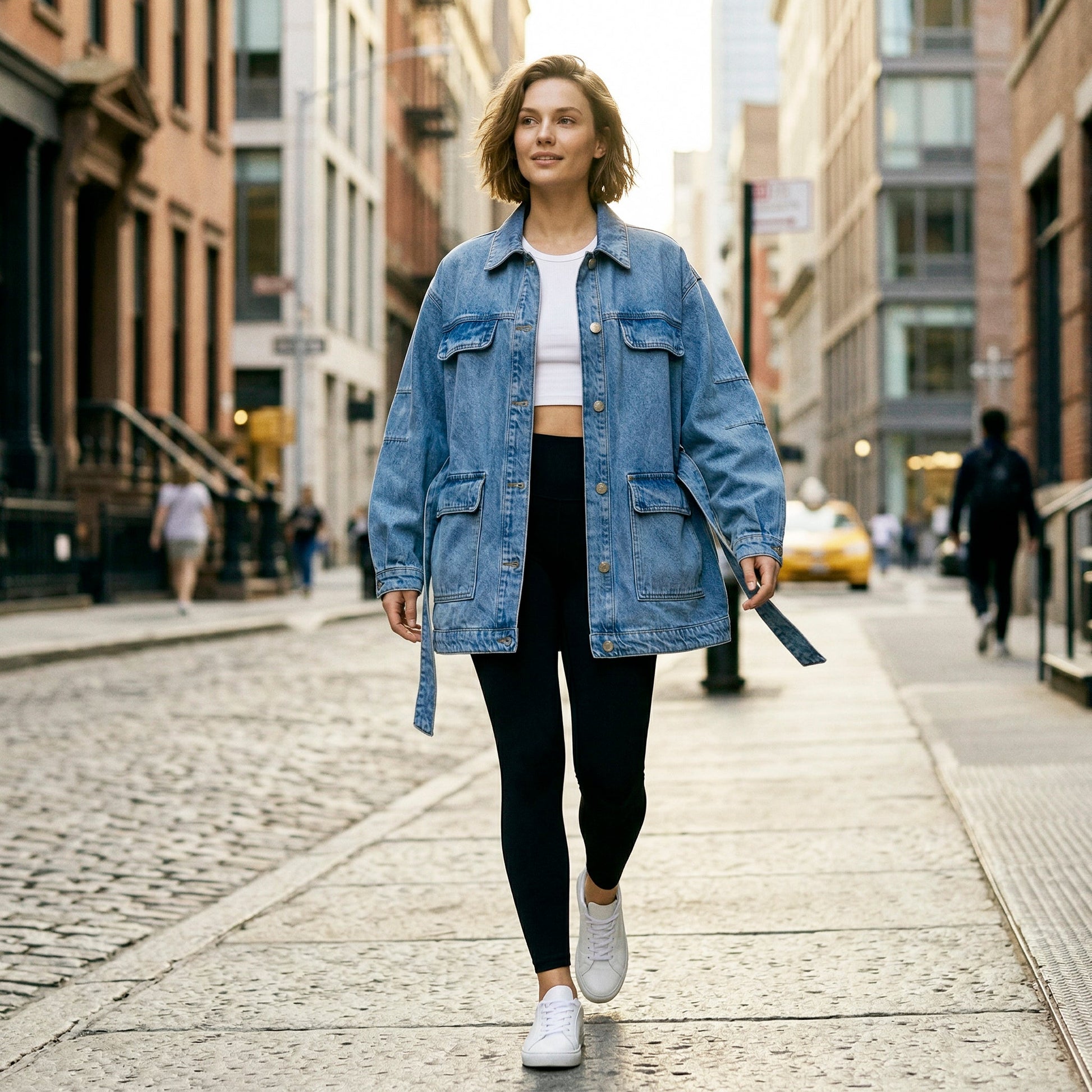 Oversized Boyfriend Denim Jacket - VG VITAGRAZIA