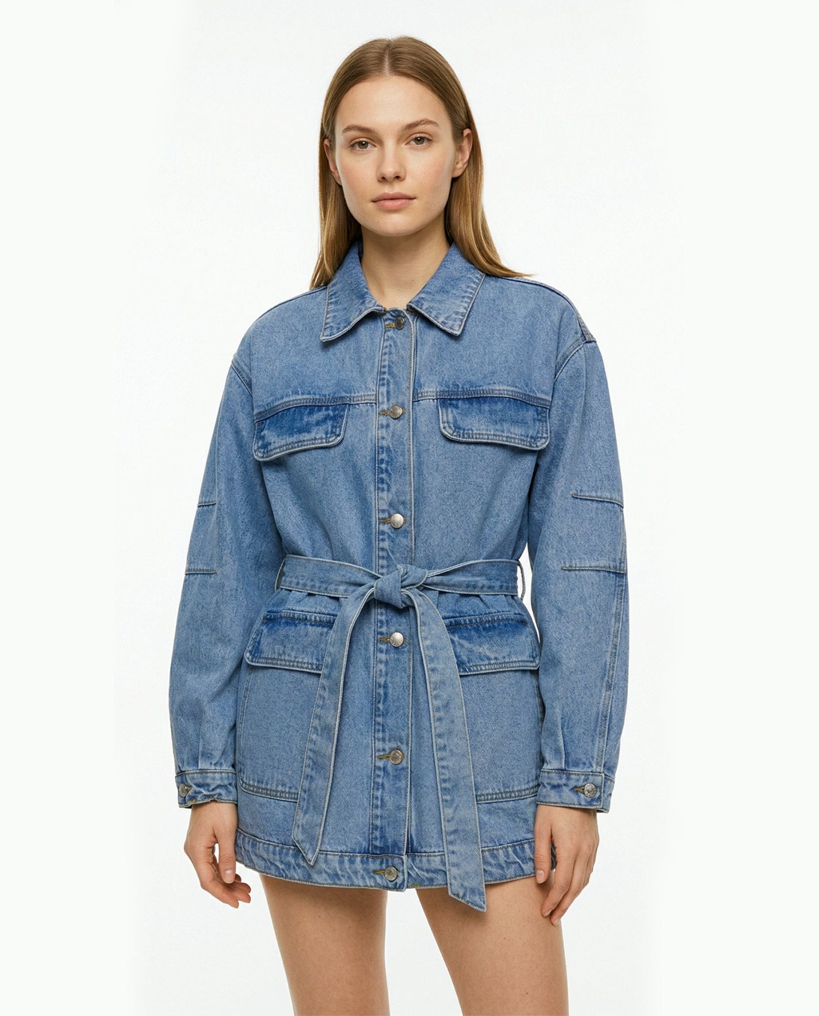 Oversized Boyfriend Denim Jacket - VG VITAGRAZIA