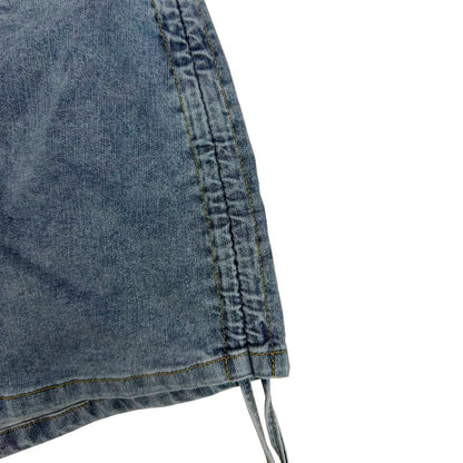 VG Vitagrazia High - Rise Distressed Denim Shorts – Classic Summer Cut - Offs with Frayed Hem - VG VITAGRAZIA