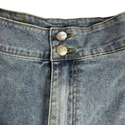 VG Vitagrazia High - Rise Distressed Denim Shorts – Classic Summer Cut - Offs with Frayed Hem - VG VITAGRAZIA
